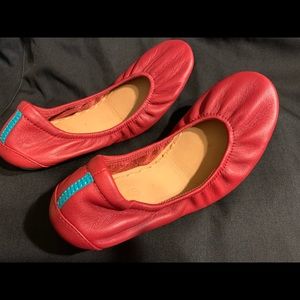 Tieks by Gavrieli Cardinal Red Flats size 7